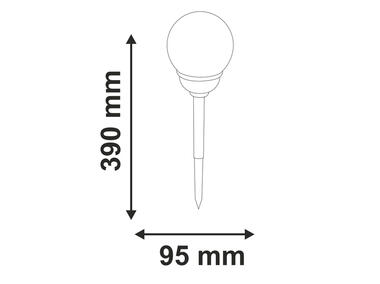 Zdjęcie: Lampa solarna Kula XXL inox POLUX