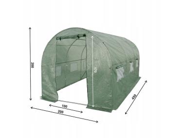 Zdjęcie: Pokrycie do tunelu szklarniowego 2x4,5 m zielone 4IQ