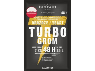 Zdjęcie: Drożdże gorzelnicze Turbo Grom 48 h - 150g BROWIN