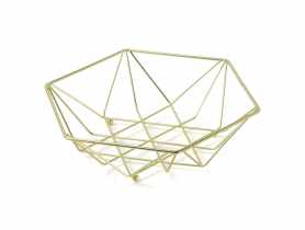 Kosz na owoce Decor 26 cm złoty AMBITION