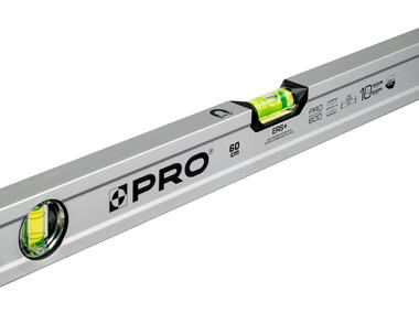 Zdjęcie: Poziomnica PRO600 anodowana srebrna z magnesami 60 cm PRO