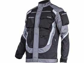 Bluza czarno-szara z pasami odblaskowymi, M, CE, LAHTI PRO