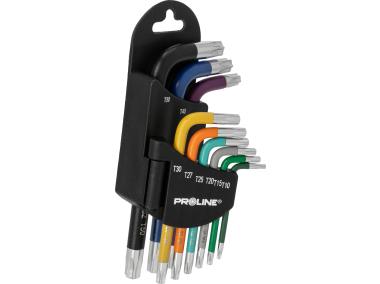 Zdjęcie: Klucze Torx kpl. 9 szt. t10-t50, S2, PROLINE