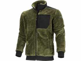 Bluza z suwakiem Sherpa zielona, "XL", CE, LAHTI PRO