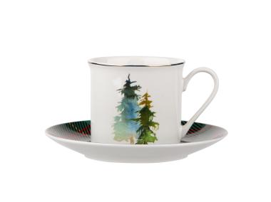 Zdjęcie: Filiżanka 200 ml Winter Forest ze spodkiem ALTOM DESIGN