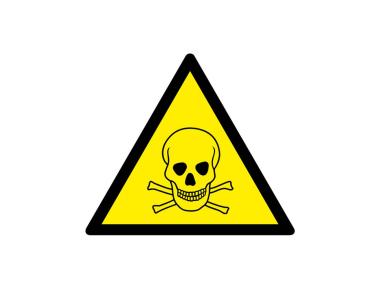 Zdjęcie: Oznaczenie "Substancja toksyczna" 21x21 cm METRO