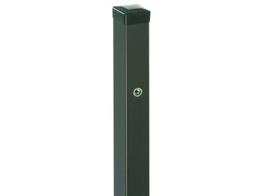 Zdjęcie: Słup bramowo-furtkowy z nitonakrętką 70x70 mm - 2 m  ocynk+ral7016 struktura POLBRAM