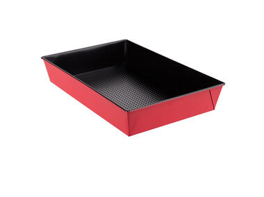 Zdjęcie: Blacha forma do pieczenia 36x24,5x6 cm czerwona ALTOMDESIGN