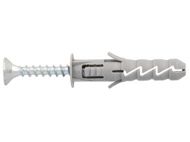 Zdjęcie: Kołek rozporowy FIX z kołnierzem 6x30 mm z wkrętem 3,5x40 mm 15 szt. RAWLPLUG