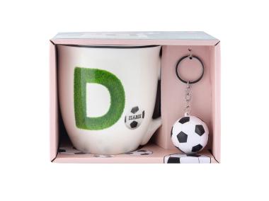 Zdjęcie: Kubek baryłka duża z wywiniętym rantem 630 ml z brelokiem dekoracja Dziadek 2 ALTOM DESIGN