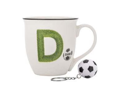 Zdjęcie: Kubek baryłka duża z wywiniętym rantem 630 ml z brelokiem dekoracja Dziadek 2 ALTOM DESIGN