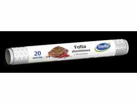 Folia aluminiowa z tłoczeniem 20 m rolka STELLA