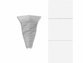 Narożnik wewnętrzny do listwy LM55 2 szt. biały mat ARBITON