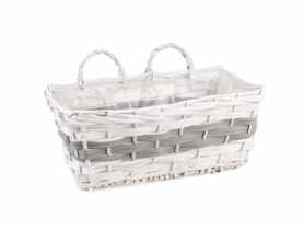 Balkonówka doniczka zawieszana na kwiaty 39x20x16/21 cm TIN TOURS