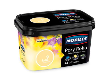 Zdjęcie: Farba lateksowa Pory Roku 2,5 L lato pszeniczne NOBILES