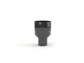 Redukcja rury spustowej 110/63 mm grafit GAMRAT