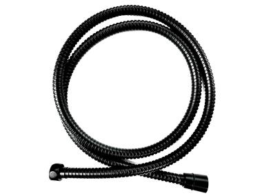 Zdjęcie: Stalowy wąż natryskowy Dark, 150 cm, czarny INVENA