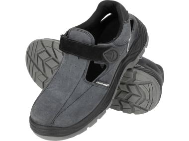 Zdjęcie: Sandały zamszowe szaro-czarne, S1 FO SR, "45", CE, LAHTI PRO