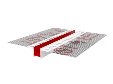 Zdjęcie: Listwa do boniowania PVC z siatką BP11 H2RS L300 biała BELLA-PLAST