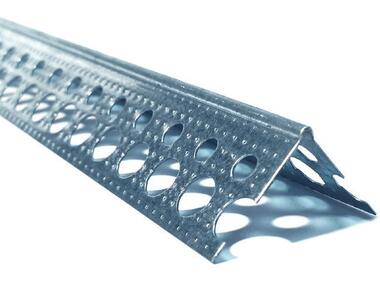 Zdjęcie: Narożnik aluminiowy perforowany 0,3 23x23 mm - 2,5 m GLP 50 szt. GLOBPLAST