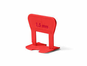 Klips 1.5 mm - 110 szt. czerwony COMENSAL