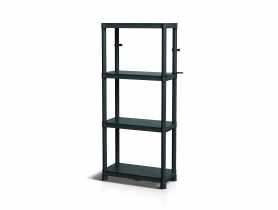 Regał 58x28x131,5 cm Stackaro Solid 60 HD czarny, 4 półki PROSPERPLAST