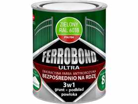 Farba antykorozyjna Ferrobond Ultra połysk zielony 0,7 L JURGA