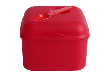 Zdjęcie: Lunchbox z pojemnikiem na sos + widelec multikolor FIT&FRESH