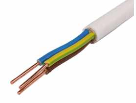 Przewód YDY 3x1,5 450/750V biały (krążek 100 m) ELEKTROKABEL