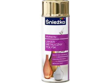 Zdjęcie: Multispray Metaliczny złoty 400ml ŚNIEŻKA