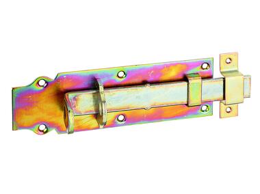 Zdjęcie: Zasuwa zamkowa z obejmą ocynk 200x64 mm ALBERTS
