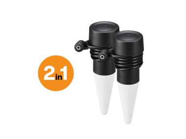 Zdjęcie: Stożki nawadniające do roślin Plant Care 2 sztuki FISKARS