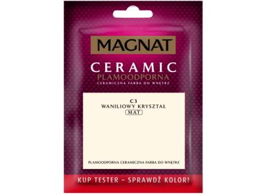 Zdjęcie: Farba Ceramic tester koloru waniliowy kryształ C3 30ml MAGNAT
