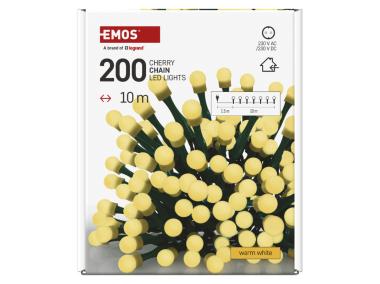Zdjęcie: Lampki choinkowe 200 LED kulki 10 m IP20 WW EMOS