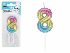 Świeczka urodzinowa Jelly Cyferka 8 72032 RAVI