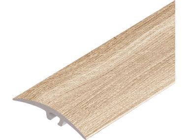 Zdjęcie: Kształtownik PVC wcisk szeroki 40 mm 2w1 L= 1,80 m Dąb Jasny okleina mat CEZAR