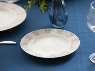 Zdjęcie: Talerz płytki Mariapaula ecru alison 20 cm ALTOMDESIGN