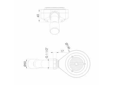 Zdjęcie: Syfon do brodzika fi 90 mm bez grzybka INSTADRAIN