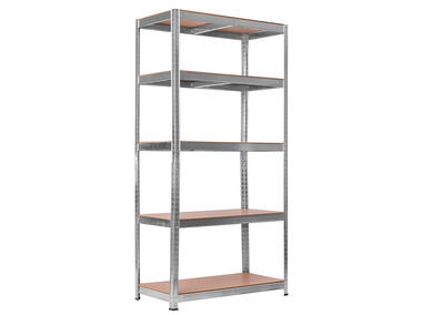 Zdjęcie: Regał metalowy 180x80x30 cm ocynkowany 5-półkowy z MDF 5 mm TC-030A PSB
