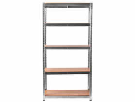 Regał metalowy 180x80x30 cm ocynkowany 5-półkowy z MDF 5 mm TC-030A PSB