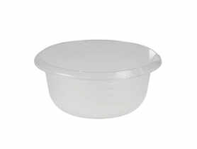 Miska okrągła 20 cm 1,5 L z wylewką Transparent (10551) KEEEPER