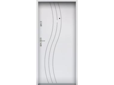 Zdjęcie: Drzwi wejściowe do mieszkań Bastion N-07 Biały 90 cm prawe ODR KR CENTER