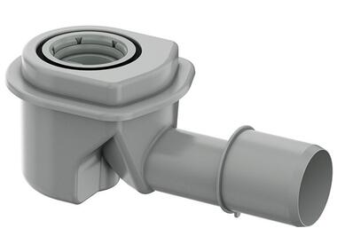 Zdjęcie: Odpływ boczny z tworzywa sztucznego h=89 mm DN 40/50 do odwodnienia prysznicowego ShowerDrain M+ ACO