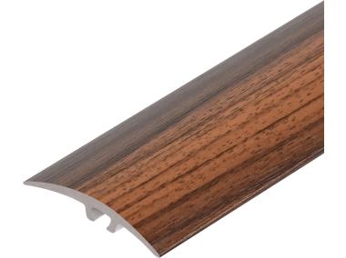 Zdjęcie: Kształtownik PVC wcisk szeroki 40 mm 2w1 L= 1,80 m Teak okleina mat CEZAR