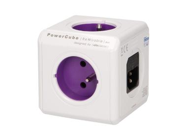 Zdjęcie: Rozgałęźnik PowerCube z 4-krotnym gniazdem E/FR i 2xUSB 5V + 4 wtyczki ORNO