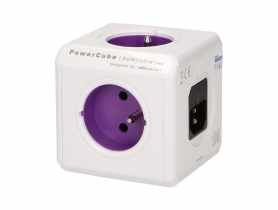 Rozgałęźnik PowerCube z 4-krotnym gniazdem E/FR i 2xUSB 5V + 4 wtyczki ORNO