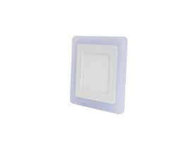 Oprawa podtynkowa Downlight kwadratowa 10 W z podświetlanym ringiem VOLTENO