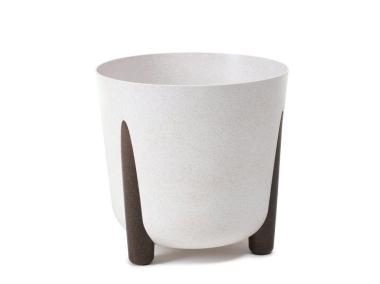 Zdjęcie: Donica Frida 34 cm eco wood biały LAMELA