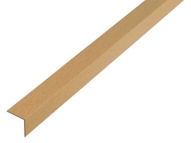 Zdjęcie: Profil kątowy PVC buk 2000x20x20x1,5 mm ALBERTS