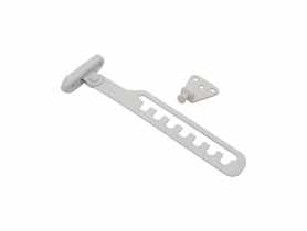 Ogranicznik okienny grzebieniowy, lakierowana, biały METRO